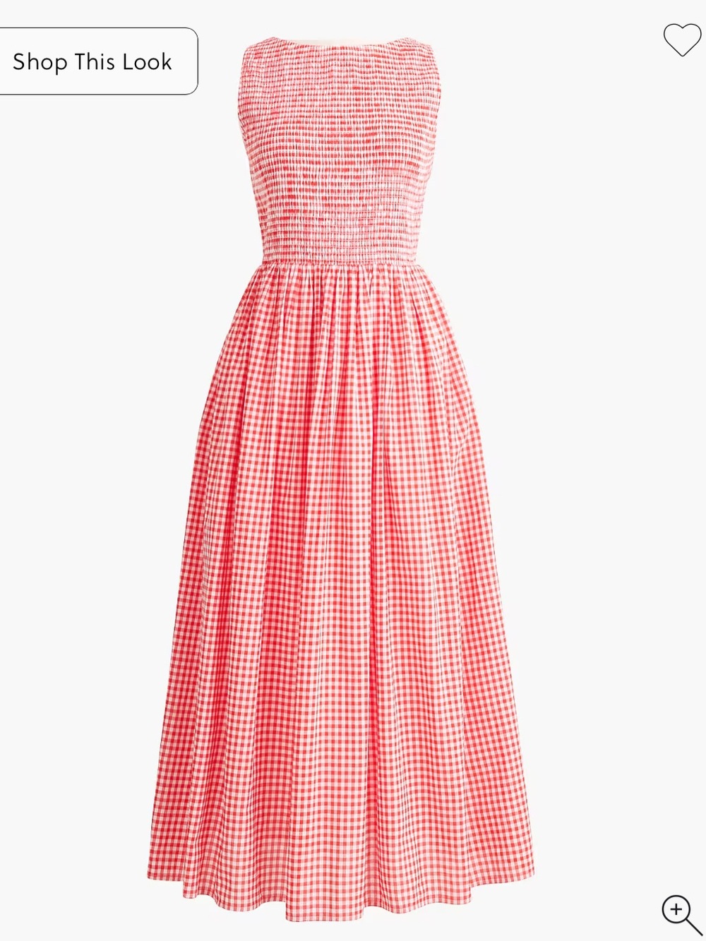 [J. CREW FACTORY] GINGHAM DRESS